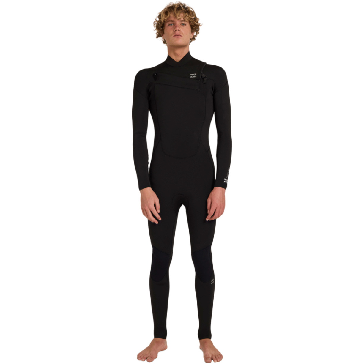 2026 Billabong Mens Absolute Core 3/2mm Chest Zip Wetsuit ABYW100293 - Black
